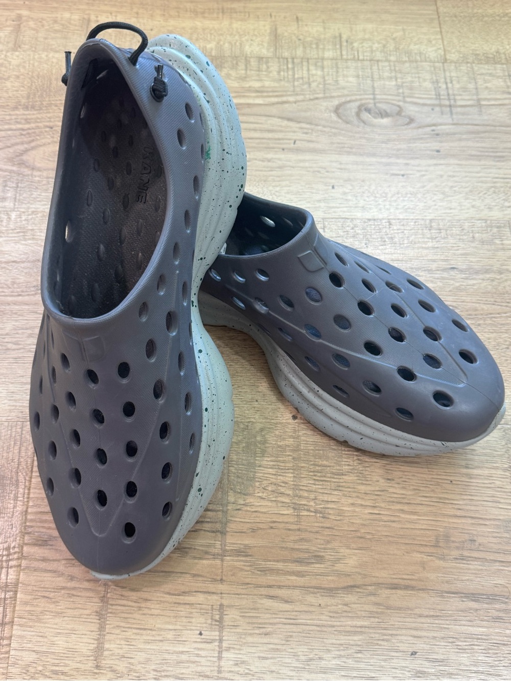 Men's Gray Slip-On Ventilated Sandals